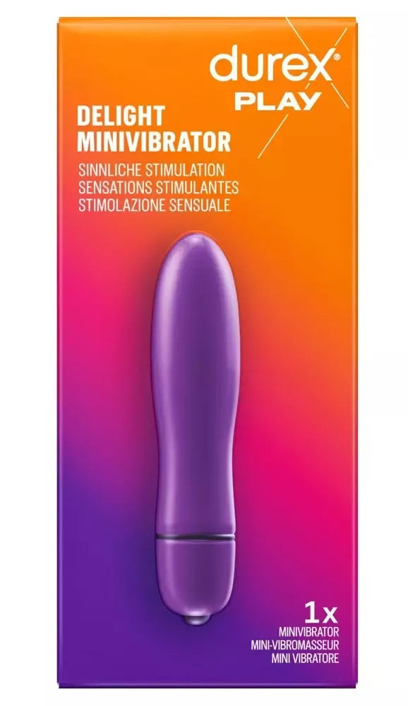 Durex Intense Delight Mini asmeninis masažuoklis, vandeniui atsparus, 9 cm