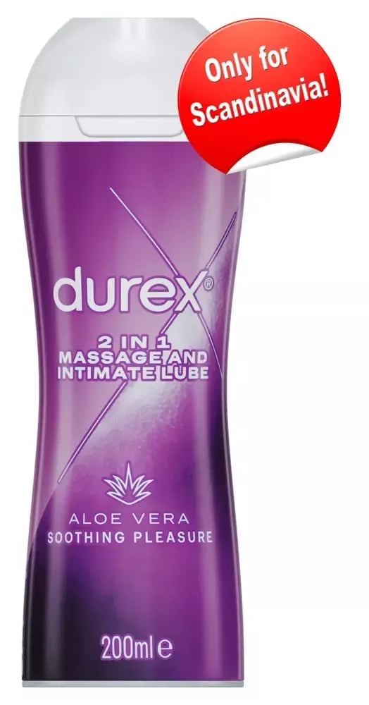 Durex Play Aloe Vera 2-in-1 masažinis ir intymus gelis 200 ml