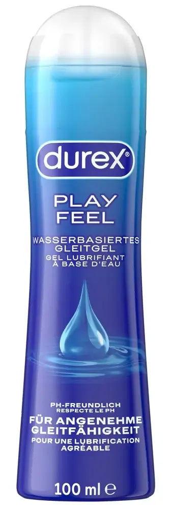 Durex Play Feel vandens pagrindo lubrikantas 100ml – lengva tekstūra, bekvapis