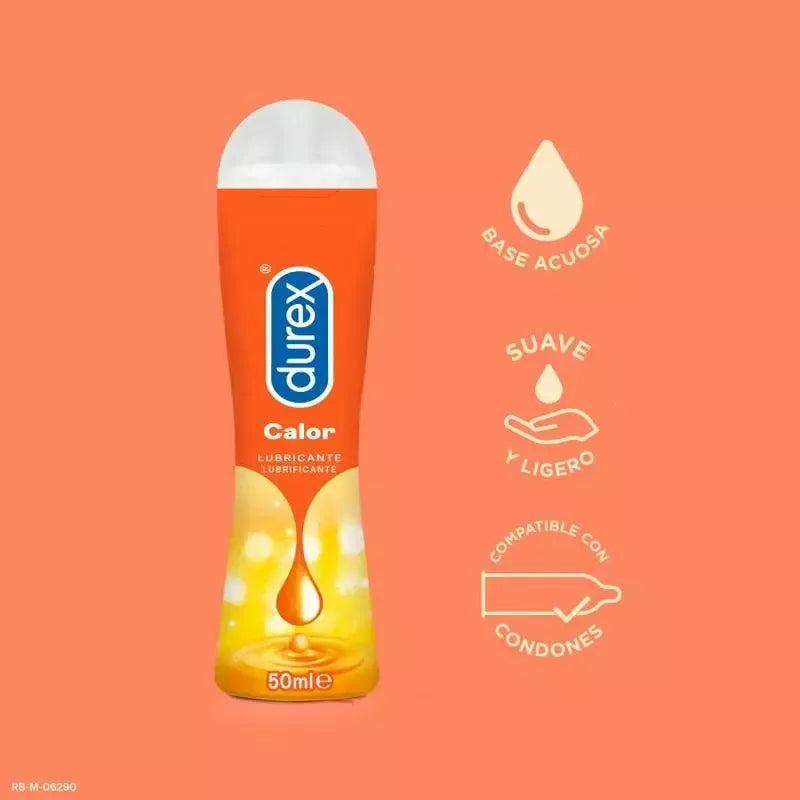 Durex Play Heat Effect vandens pagrindo lubrikantas 50 ml – šildanti formulė