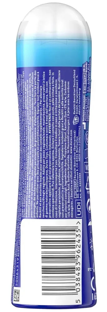 Durex Play lubrikantas vandens pagrindu 50ml – lengvas, patikrintas dermatologų