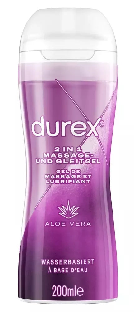 Durex Play Massage 2-in-1 Aloe Vera intymus gelis, 200 ml