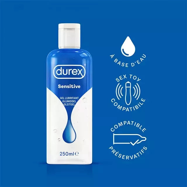 Durex Sensitive Intimate Lubricant 250 ml – neutrali formulė be parabenų