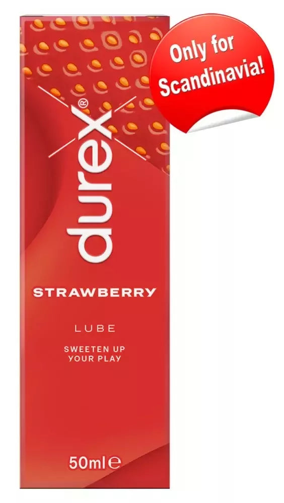 Durex Strawberry Lubrikantas 50 ml – švelnios tekstūros, vandens pagrindu sukurtas, aromatizuotas