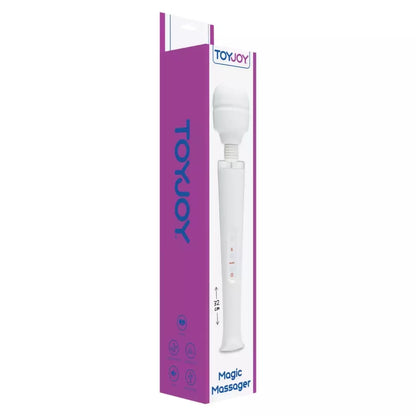 Dviejų greičių „Magic Motion Wand Massager“, galingas elektrinis modelis, baltas