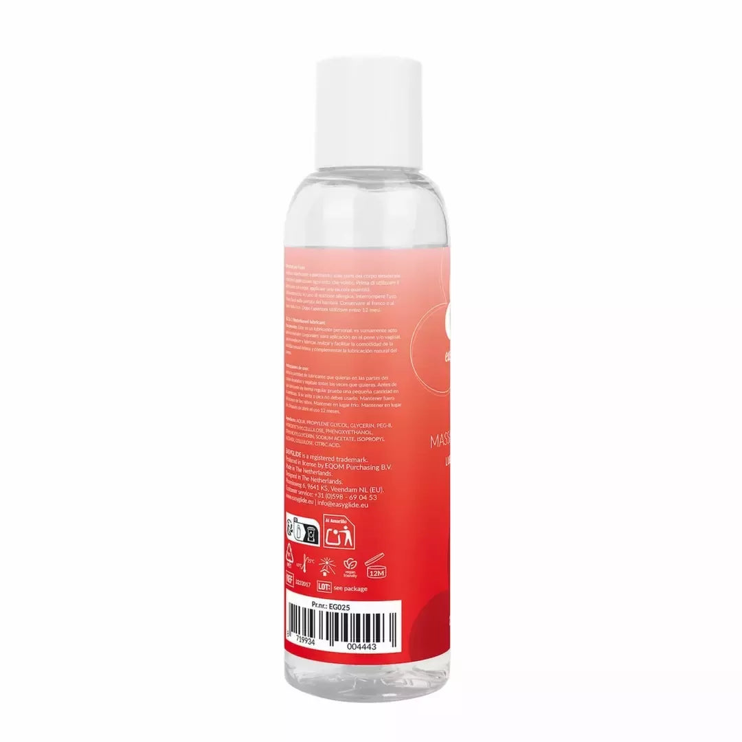 EasyGlide 2-in-1 vandens pagrindu sukurtas masažinis ir lubrikacinis gelis 150ml Clear