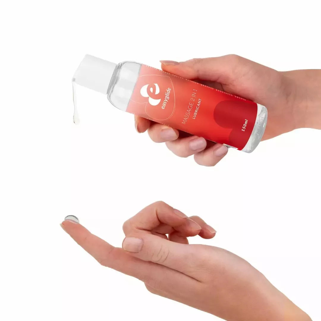 EasyGlide 2-in-1 vandens pagrindu sukurtas masažinis ir lubrikacinis gelis 150ml Clear