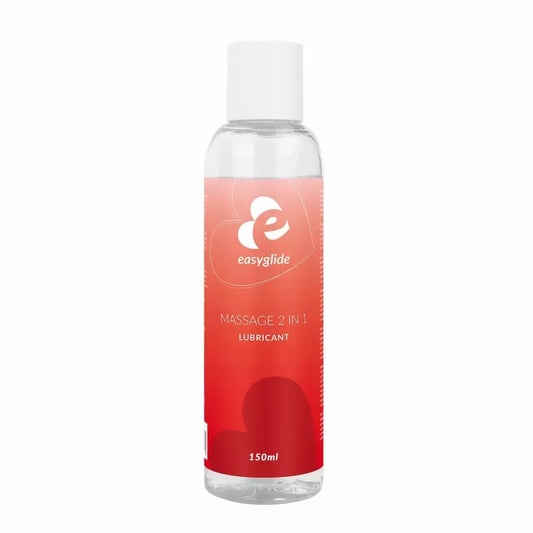 EasyGlide 2-in-1 vandens pagrindu sukurtas masažinis ir lubrikacinis gelis 150ml Clear