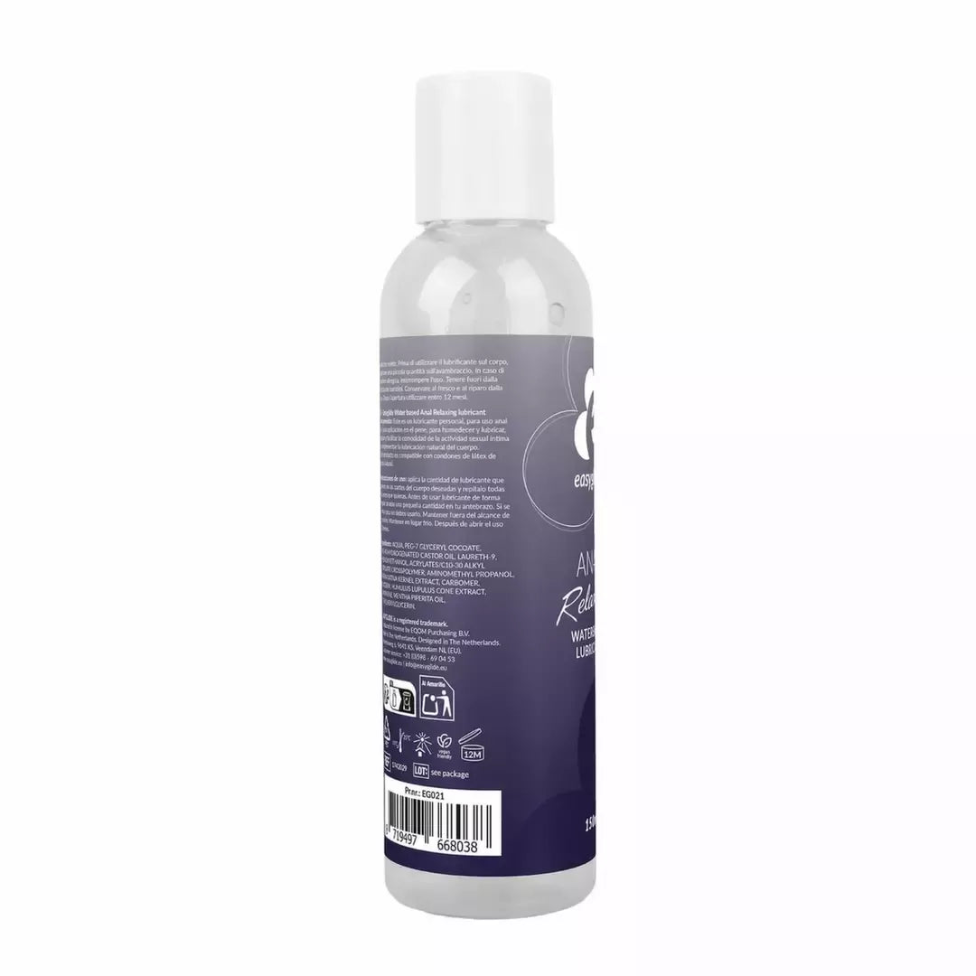 EasyGlide Anal Relaxing Gel 150ml vandens pagrindo lubrikantas