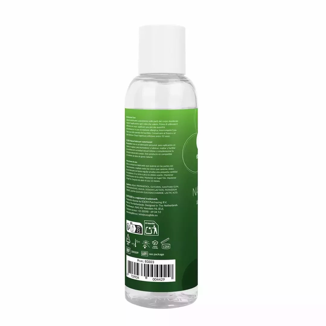 EasyGlide Natural vandens pagrindo intymus gelis 150 ml – odai draugiška formulė