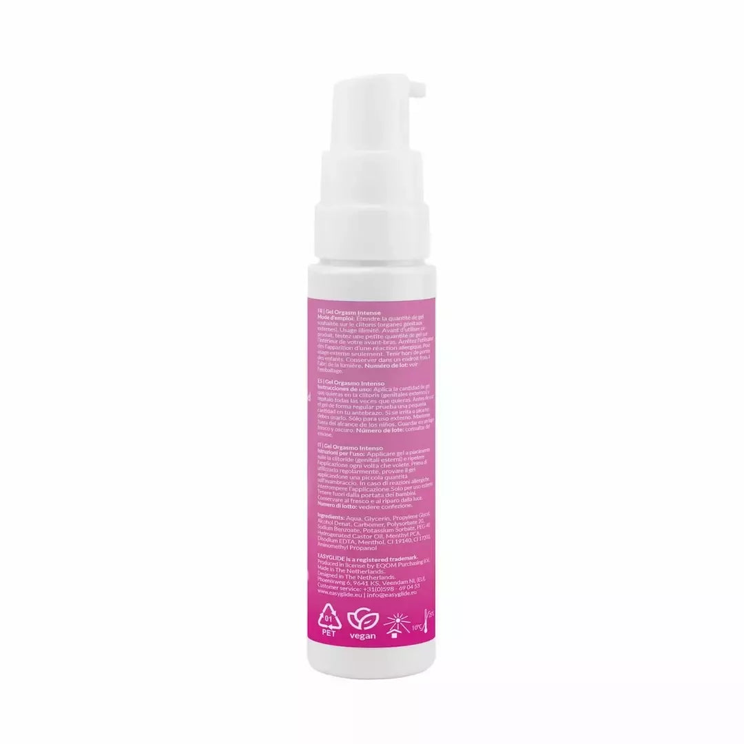 EasyGlide Orgasm Intense Gel 30 ml – itin jautrią stimuliaciją skatinantis gelis
