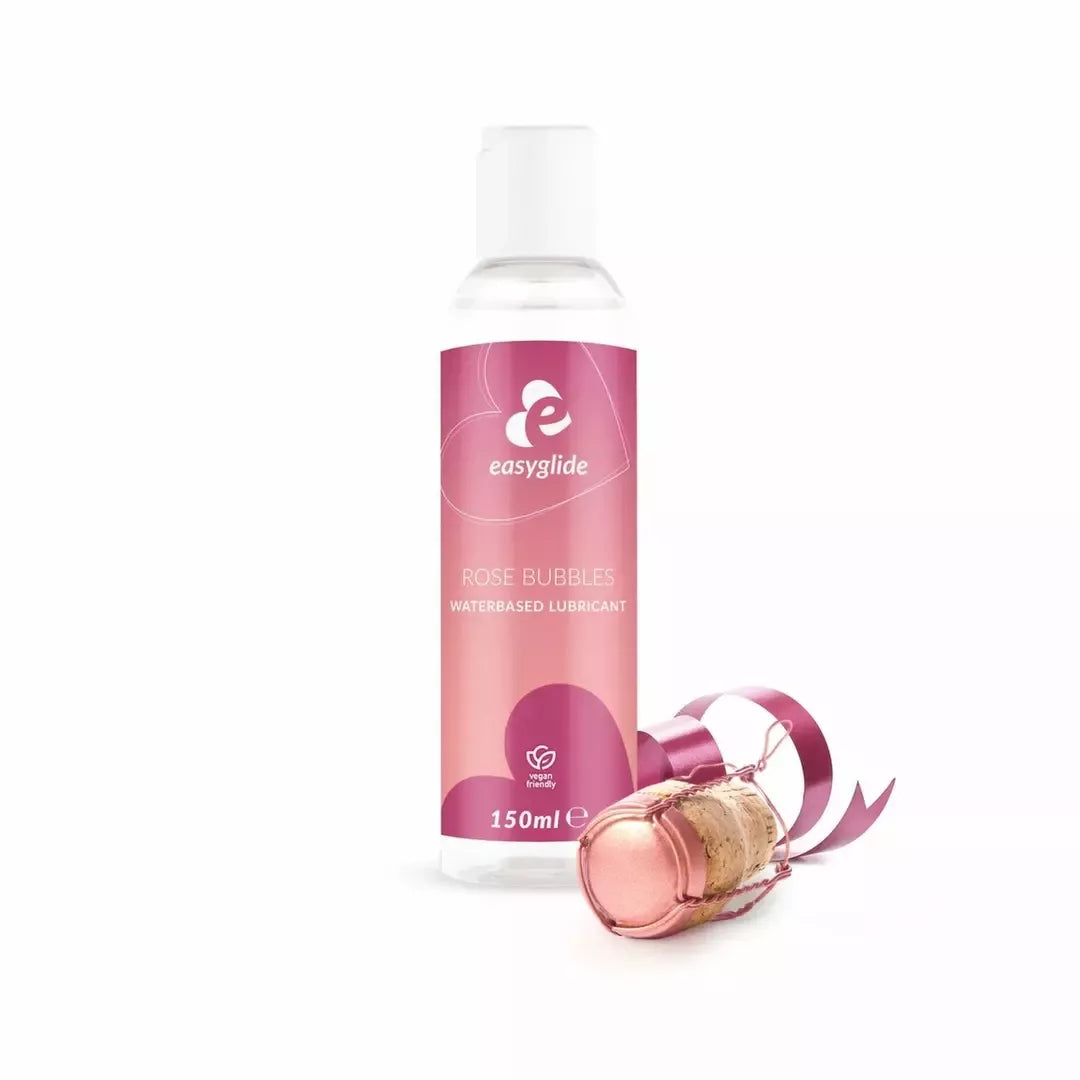 EasyGlide Rose Bubbles vandens pagrindo lubrikantas 150 ml, subalansuotas pH