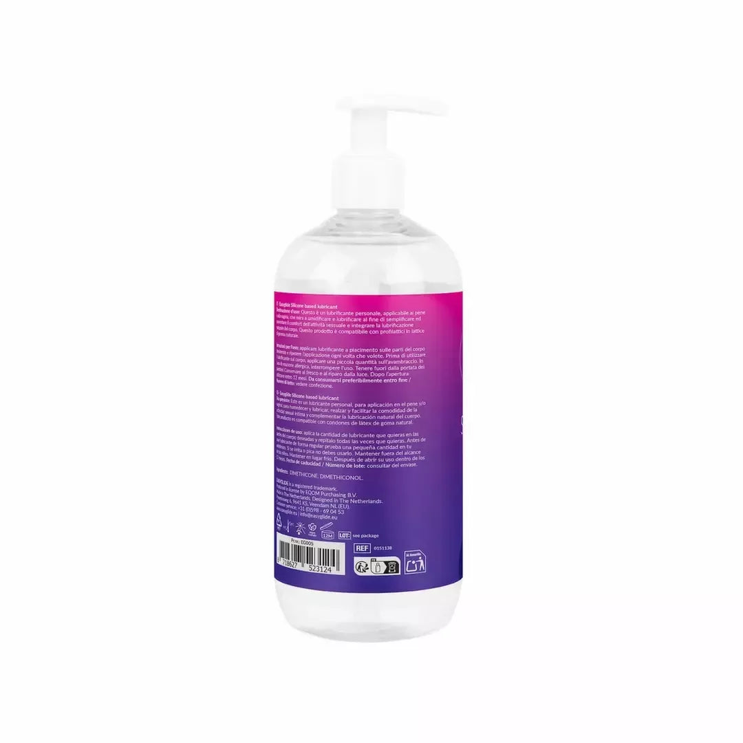 EasyGlide Silicone Lubricant 500 ml – ilgai išliekanti, bekvapė formulė