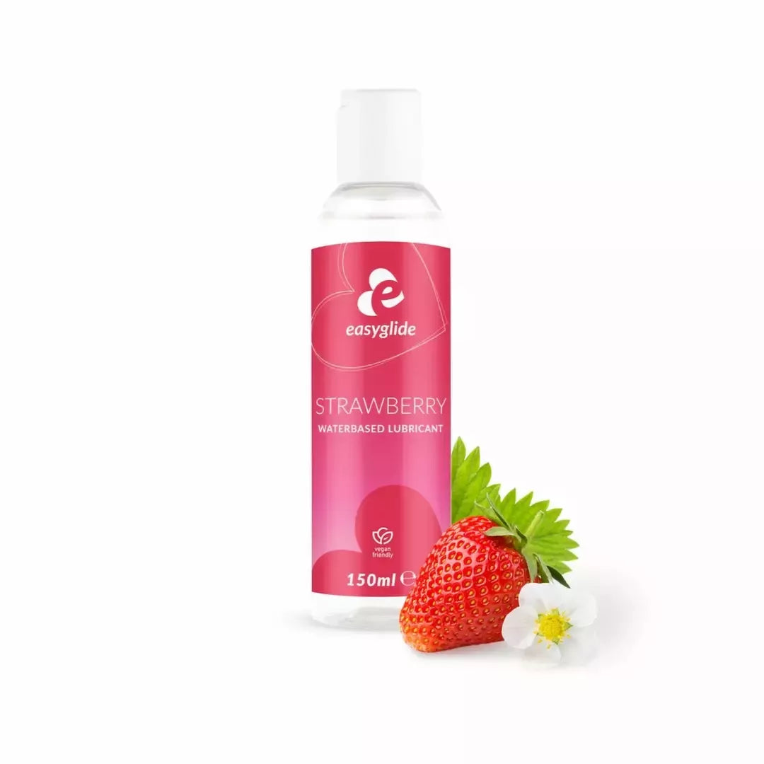 EasyGlide Strawberry vandens pagrindo lubrikantas 150 ml – aromatizuota formulė