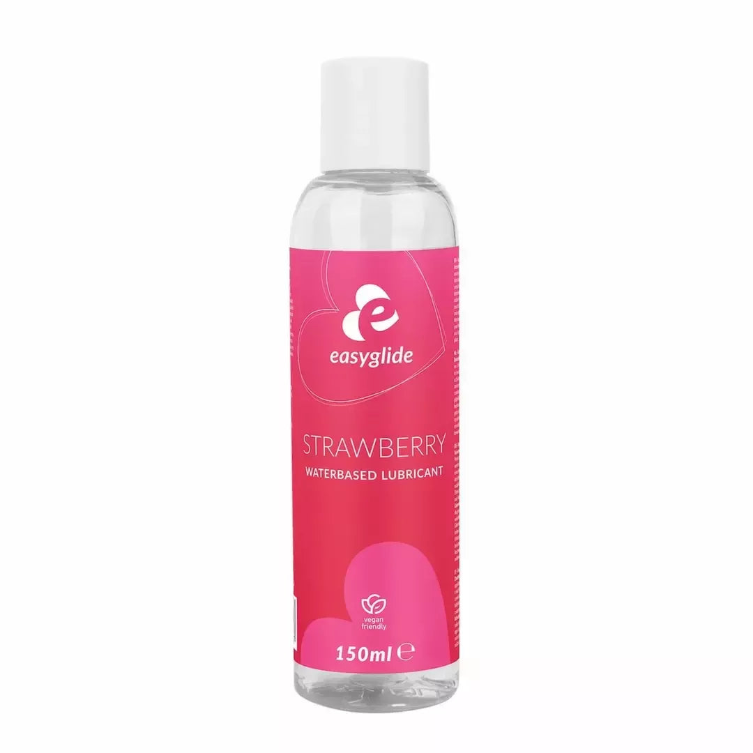 EasyGlide Strawberry vandens pagrindo lubrikantas 150 ml – aromatizuota formulė