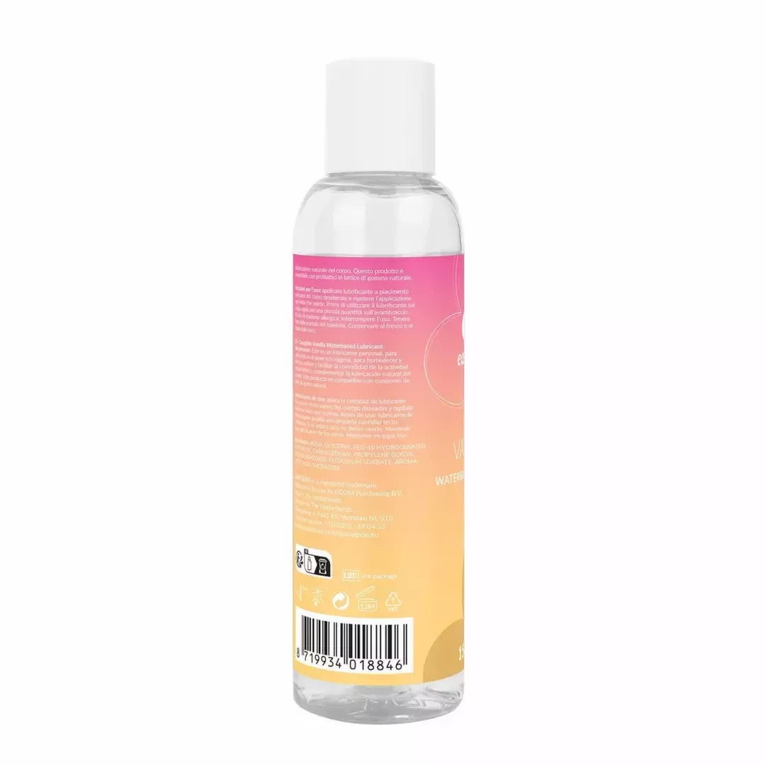 EasyGlide vanilinis vandens pagrindo lubrikantas 150ml - odai draugiška formulė