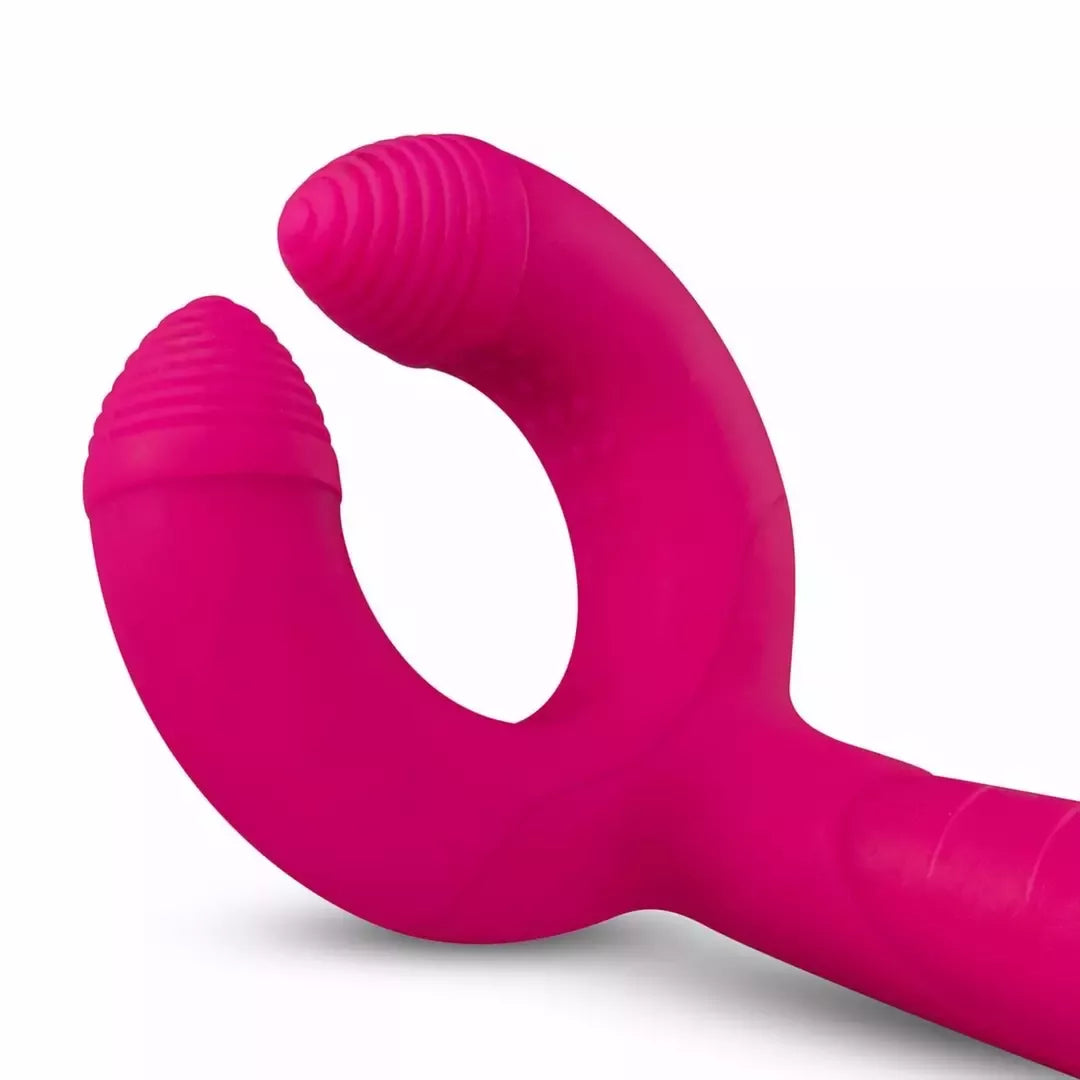 EasyToys Couples Intimate dvipusis vibratorius, atsparus vandeniui, įkraunamas per USB