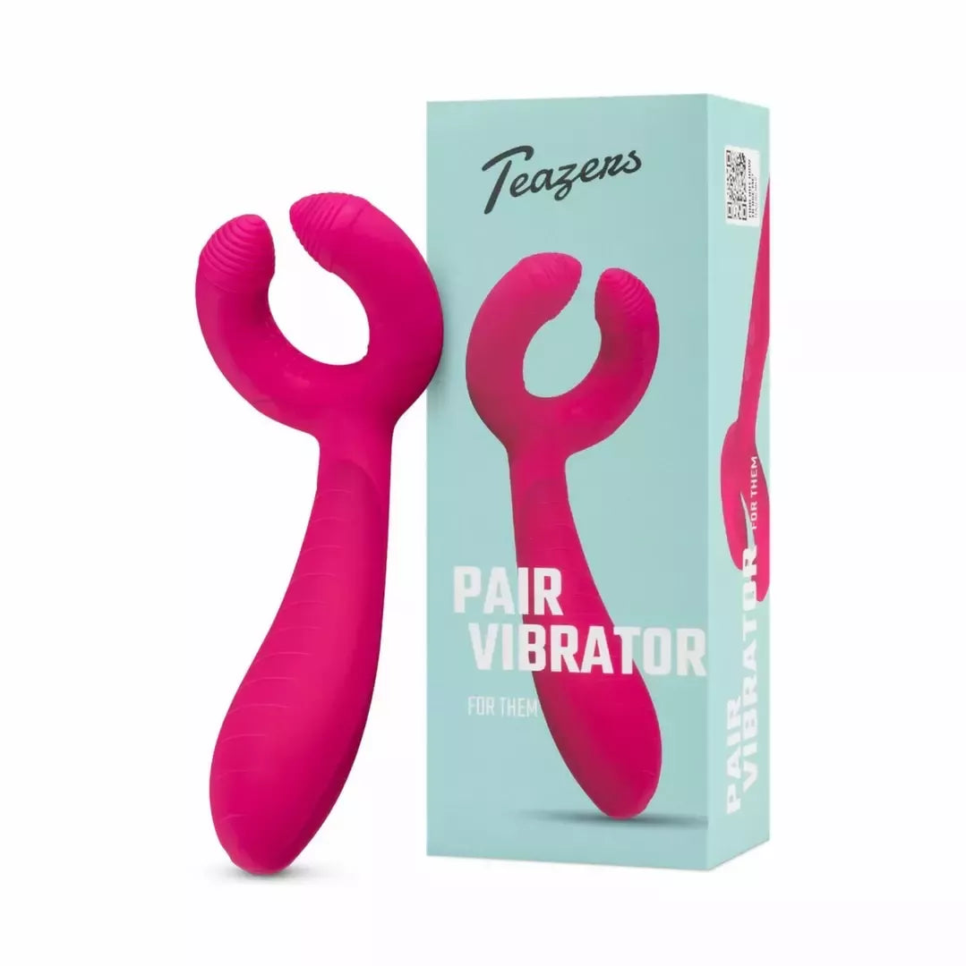 EasyToys Couples Intimate dvipusis vibratorius, atsparus vandeniui, įkraunamas per USB