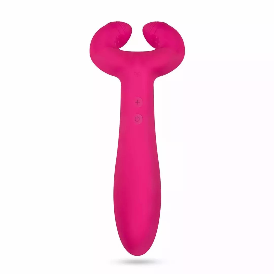 EasyToys Couples Intimate dvipusis vibratorius, atsparus vandeniui, įkraunamas per USB