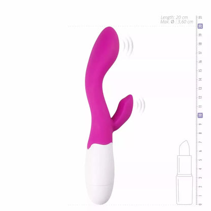 Easytoys Lily 2.0 įkraunamas dvigubo poveikio vibratorius, rožinis