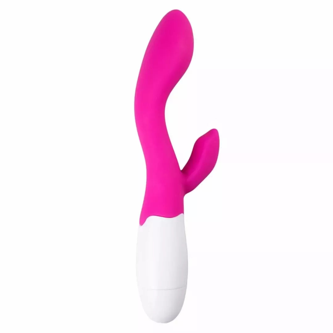 EasyToys Lily dviejų varikliukų silikoninis intymus prietaisas, rožinis