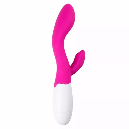 EasyToys Lily dviejų varikliukų silikoninis intymus prietaisas, rožinis