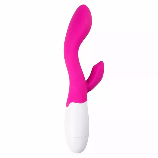 EasyToys Lily dviejų varikliukų silikoninis intymus prietaisas, rožinis