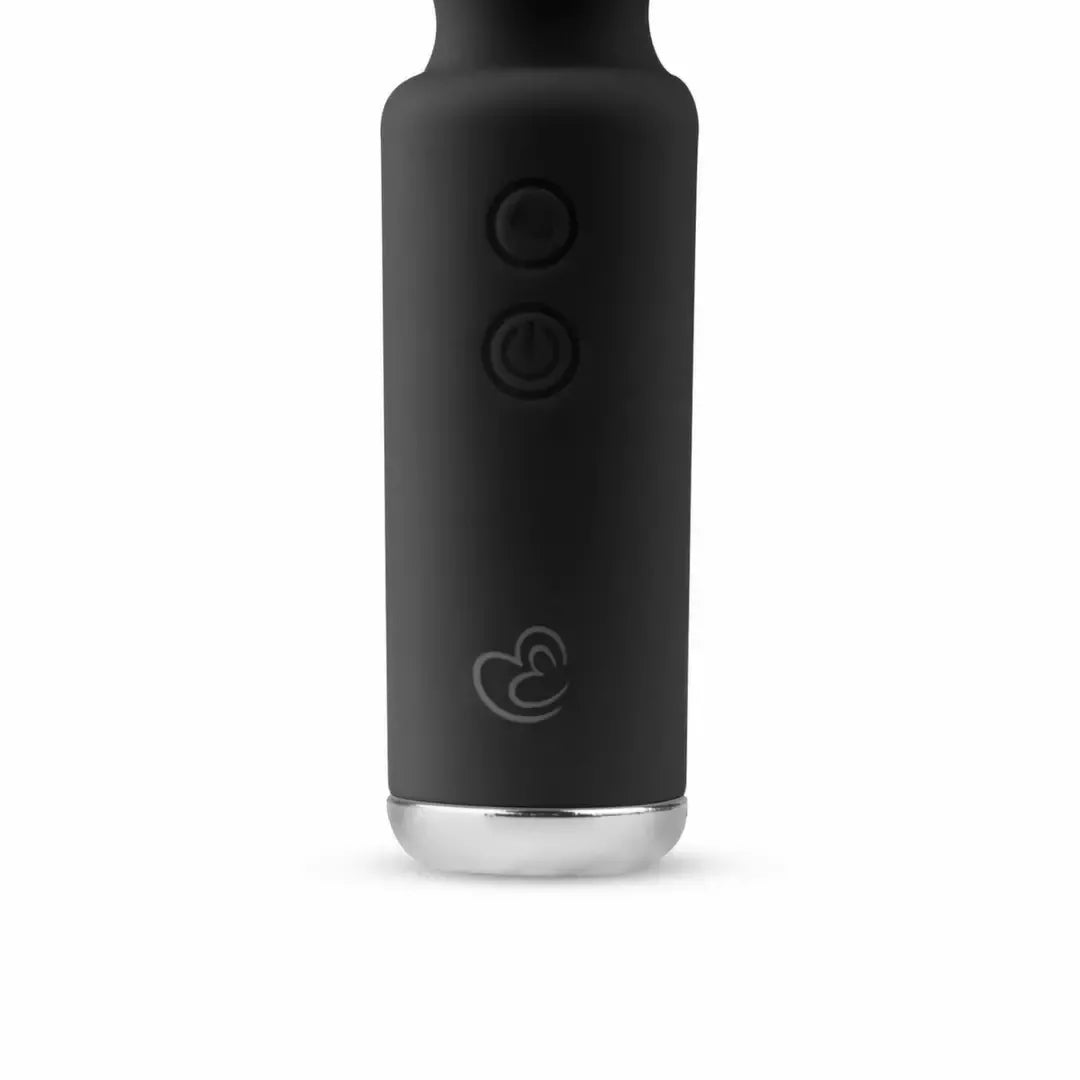 EasyToys Mini Vibe Wand Massager Black – Kompaktiškas įkraunamas modelis