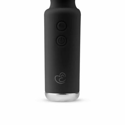 EasyToys Mini Vibe Wand Massager Black – Kompaktiškas įkraunamas modelis
