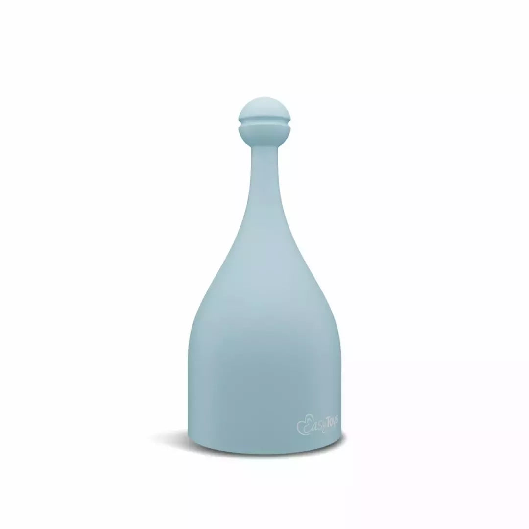 EasyToys Mini Wand Vibrator Blue – 18 režimų, USB įkraunamas, silikoninis