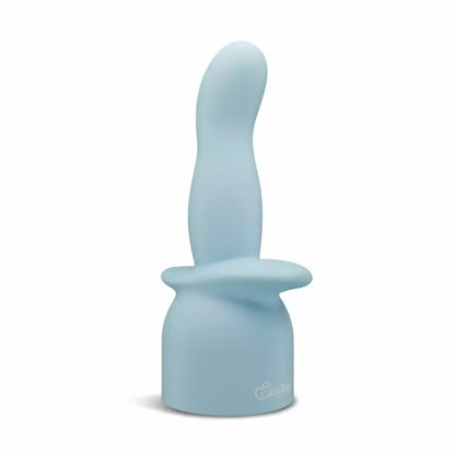 EasyToys Mini Wand Vibrator Blue – 18 režimų, USB įkraunamas, silikoninis