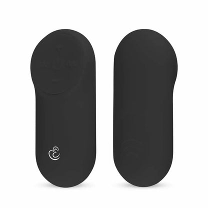 EasyToys nuotoliniu būdu valdomas vibruojantis kiaušinis, juodas – 10 režimų, 20 m veikimo nuotolis