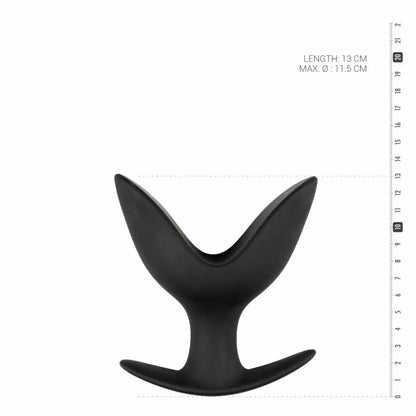 EasyToys Silicone Anchor Plug Large – lanksti intymumo sistema, juoda