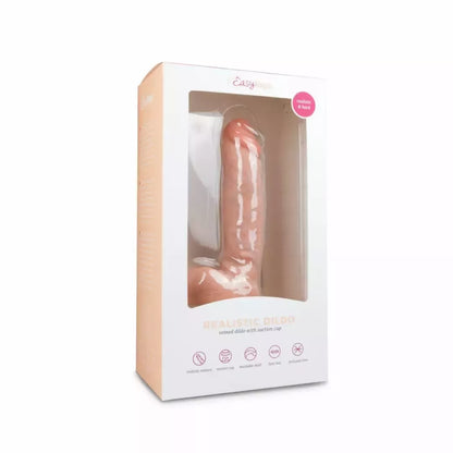 EasyToys silikoninis modelis 22,5 cm – anatomiškai suprojektuotas intymus prietaisas