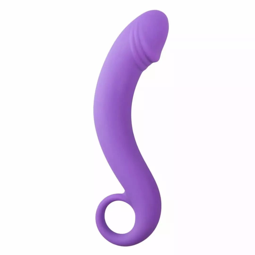 EasyToys silikoninis prostatos stimuliatorius Purple, lenktas anatominis modelis