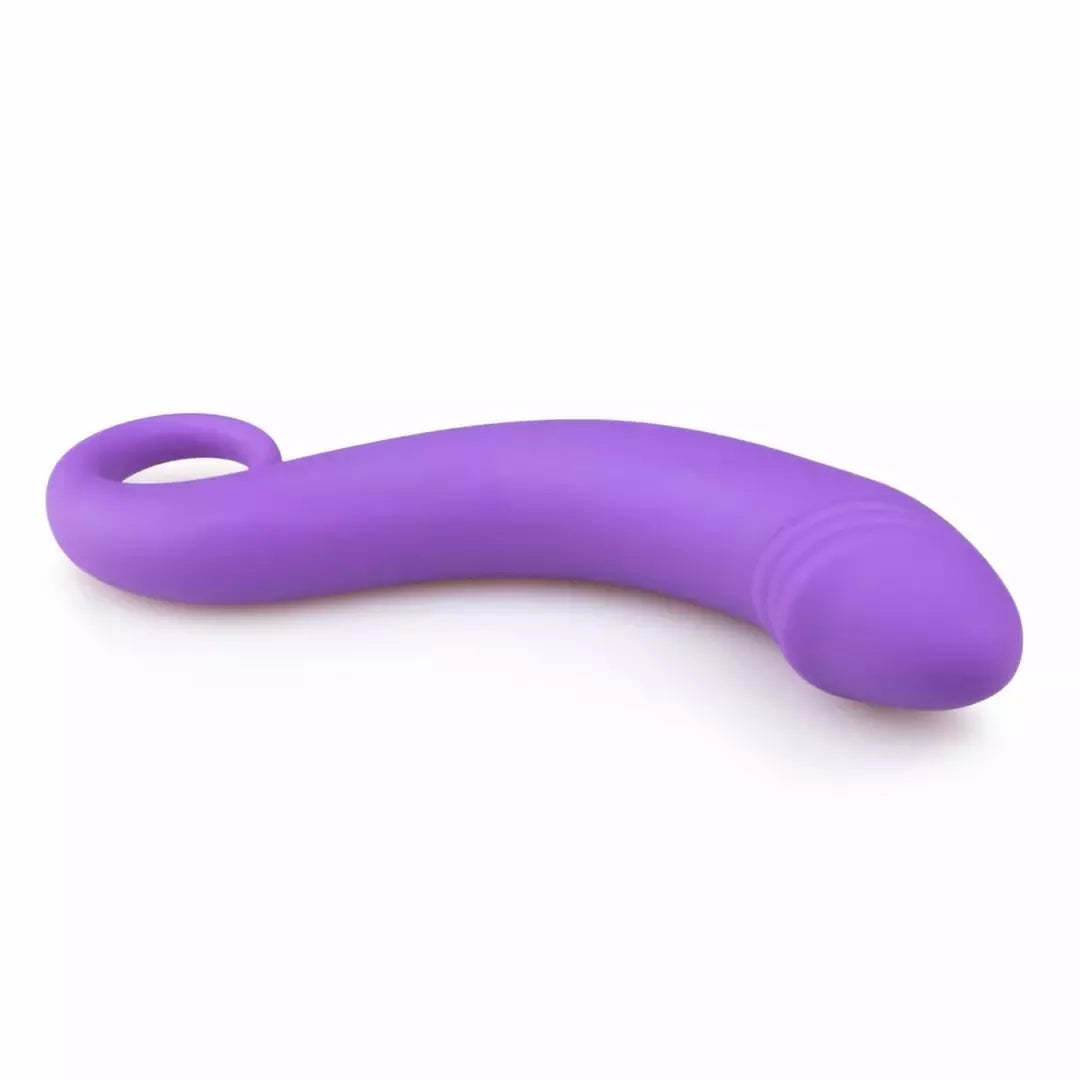 EasyToys silikoninis prostatos stimuliatorius Purple, lenktas anatominis modelis