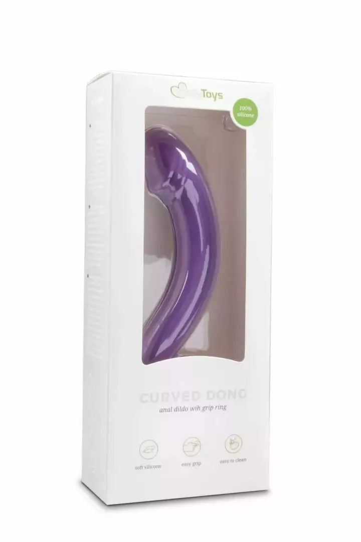EasyToys silikoninis prostatos stimuliatorius Purple, lenktas anatominis modelis
