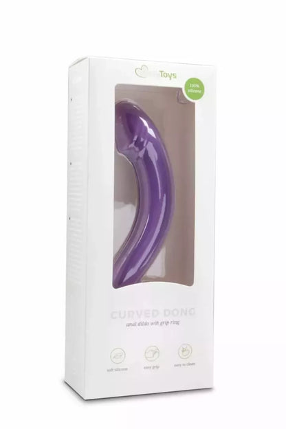 EasyToys silikoninis prostatos stimuliatorius Purple, lenktas anatominis modelis