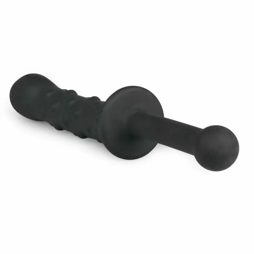 EasyToys The Handler Black dvipusis intymus įrenginys, 27 cm
