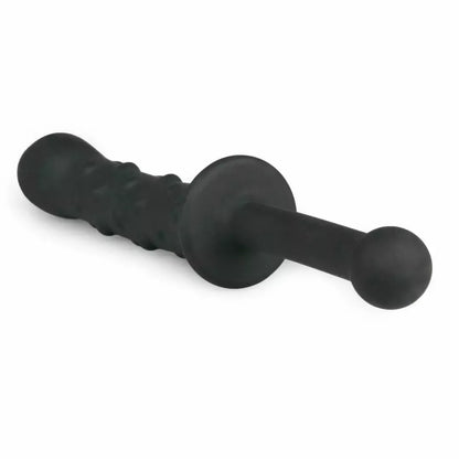 EasyToys The Handler Black dvipusis intymus įrenginys, 27 cm