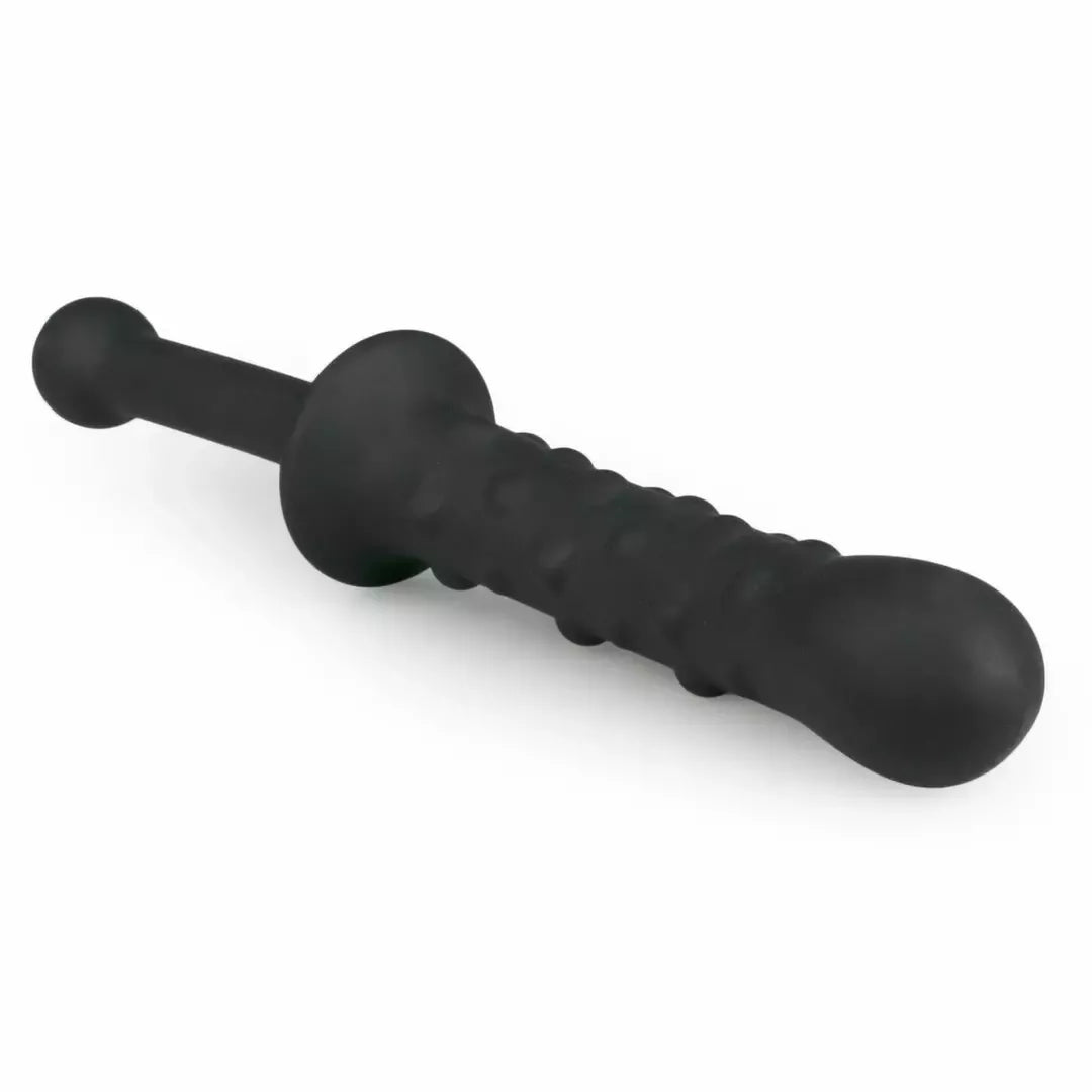 EasyToys The Handler Black dvipusis intymus įrenginys, 27 cm