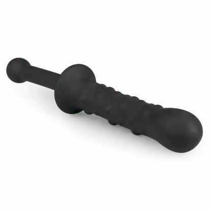 EasyToys The Handler Black dvipusis intymus įrenginys, 27 cm