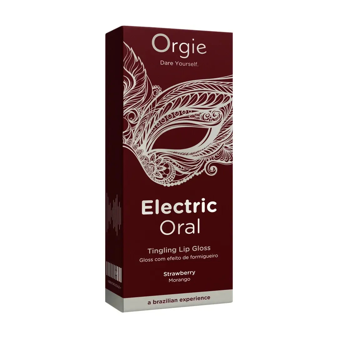 Electric Oral Tingling braškių skonio lūpų blizgis, 10 ml – augalinių ekstraktų formulė