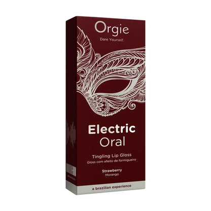 Electric Oral Tingling braškių skonio lūpų blizgis, 10 ml – augalinių ekstraktų formulė