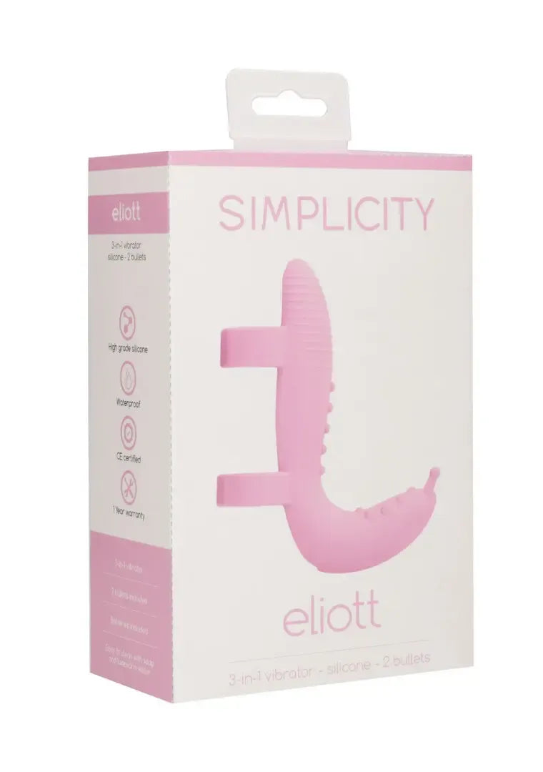 Eliott Intimate 3-in-1 silikoninis ilginimo rinkinys su dviguba vibracine sistema