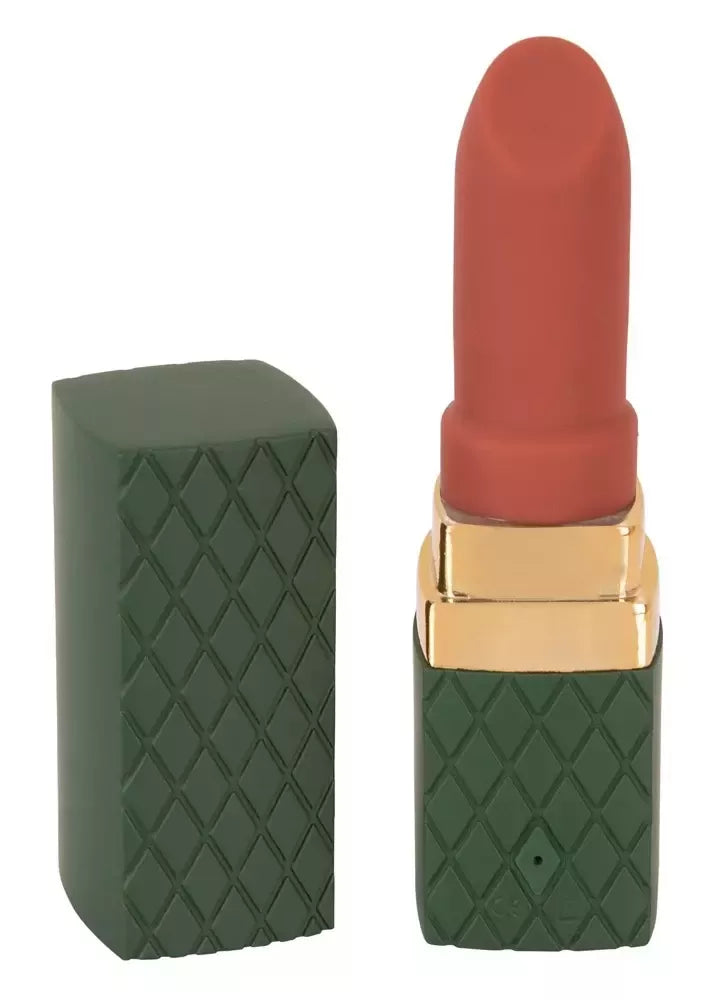 Emerald Love prabangus mini vibratorius lūpų dažų formos, rožinis, 8,5 cm