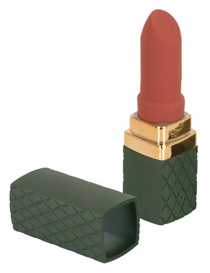 Emerald Love prabangus mini vibratorius lūpų dažų formos, rožinis, 8,5 cm