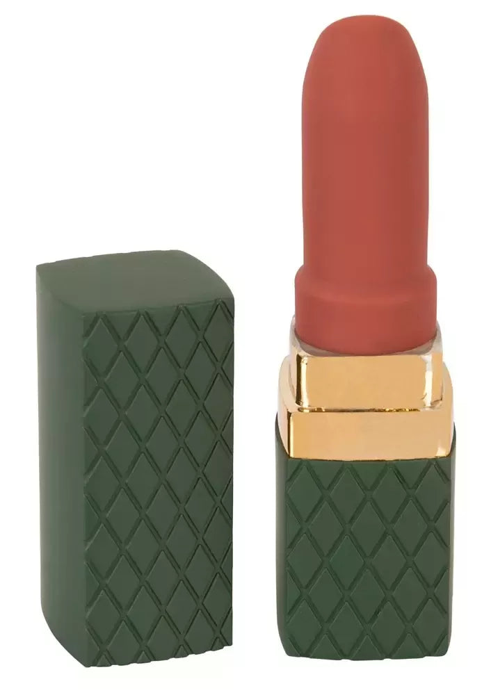 Emerald Love prabangus mini vibratorius lūpų dažų formos, rožinis, 8,5 cm