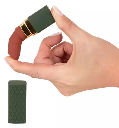 Emerald Love prabangus mini vibratorius lūpų dažų formos, rožinis, 8,5 cm