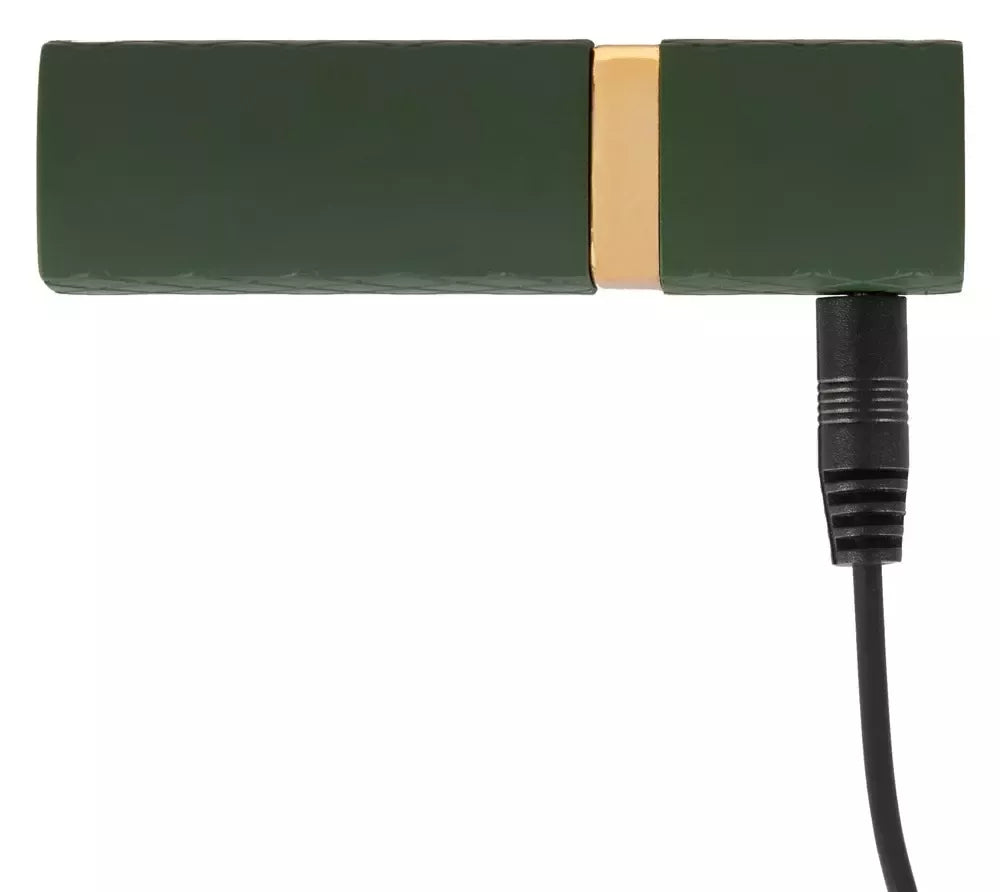 Emerald Love prabangus mini vibratorius lūpų dažų formos, rožinis, 8,5 cm
